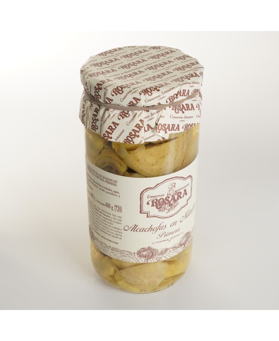 Conservas Artesanas Rosara Alcachofa Mitades - Tarro 720ML.