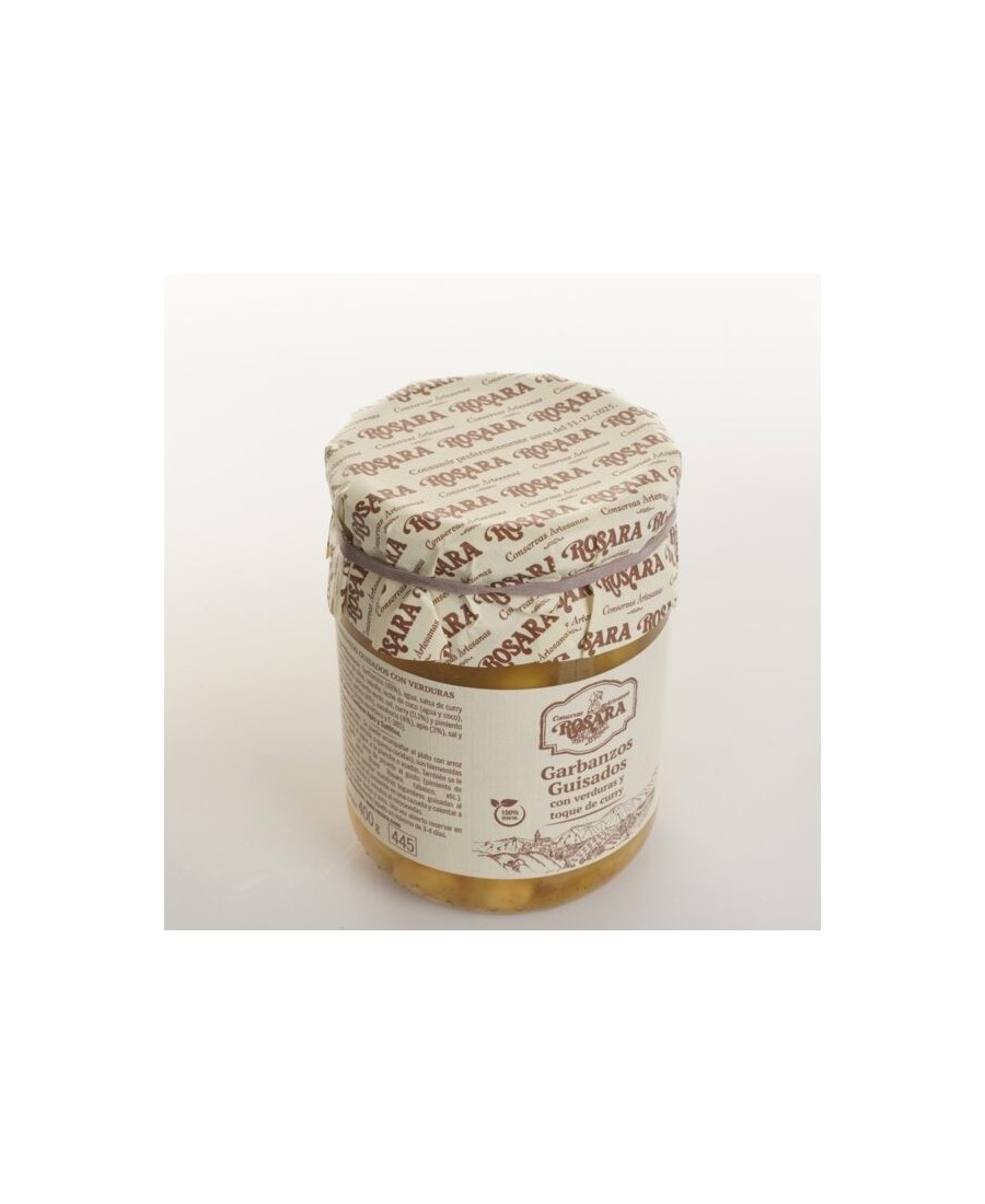 Conservas Artesanas Rosara Garbanzos Guisados Tarro 445 ml