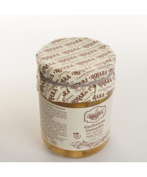 Conservas Artesanas Rosara Garbanzos Guisados Tarro 445 ml