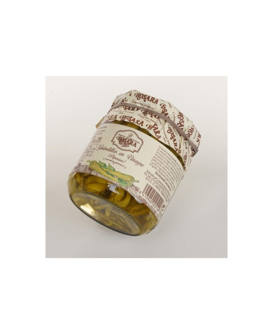 Conservas Artesanas Rosara Guindillas en Vinagre Extra Tarro 445 ML