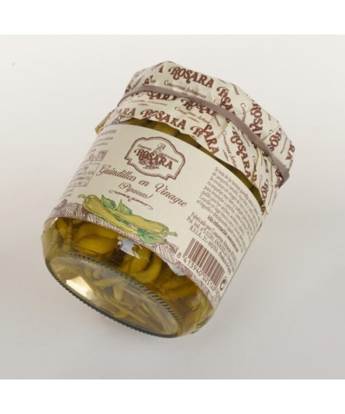 Conservas Artesanas Rosara Guindillas en Vinagre Extra Tarro 445 ML