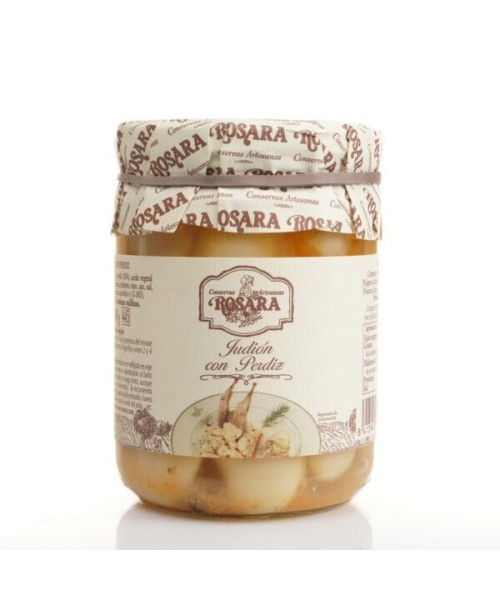 Conservas Artesanas Rosara Judión con Perdiz Tarro 445 ML
