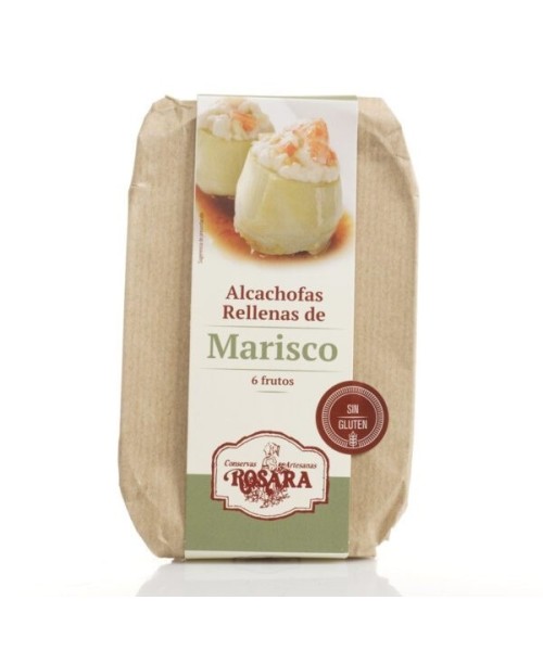 Conservas Artesanas Rosara Alcachofa Rellena de Marisco - Lata 445 ML