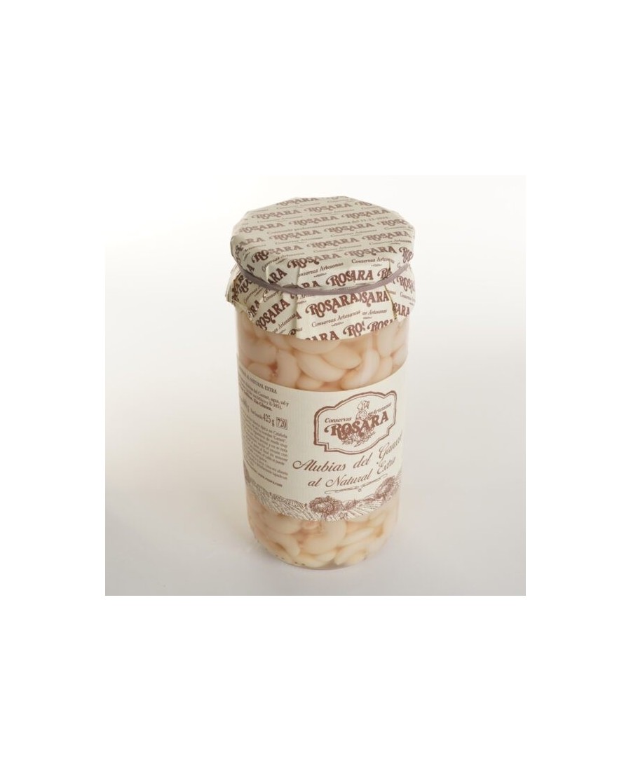 Conservas Artesanas Rosara Haricot Ganxet - Pot en verre 445 ml.