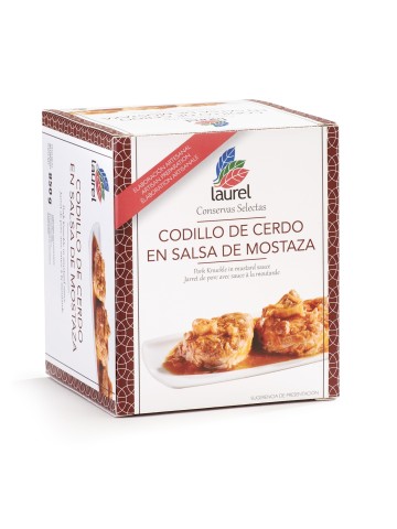 Sabores de Asturias Codillo de Cerdo Deshuesado en Salsa Mostaza 900 gr