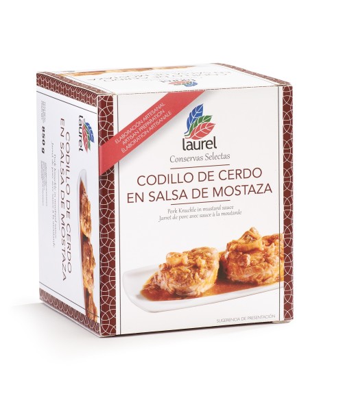 Sabores de Asturias Codillo de Cerdo Deshuesado en Salsa Mostaza 900 gr