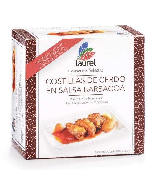 Sabores de Asturias Costillas de Cerdo deshuesadas en Salsa Barbacoa 400 gr