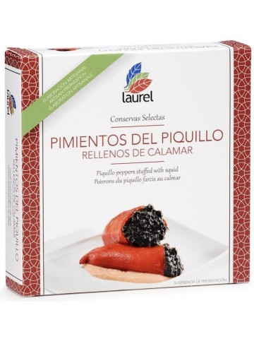 Sabores de Asturias Pimientos Piquillo Rell. Calamares 280 gr