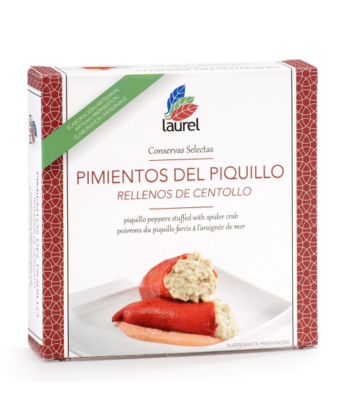 Sabores de Asturias Pimientos Piquillo Rell. Centollo 280 gr