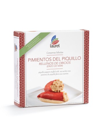Sabores de Asturias Pimientos Piquillo Rell. Oricios 280 gr