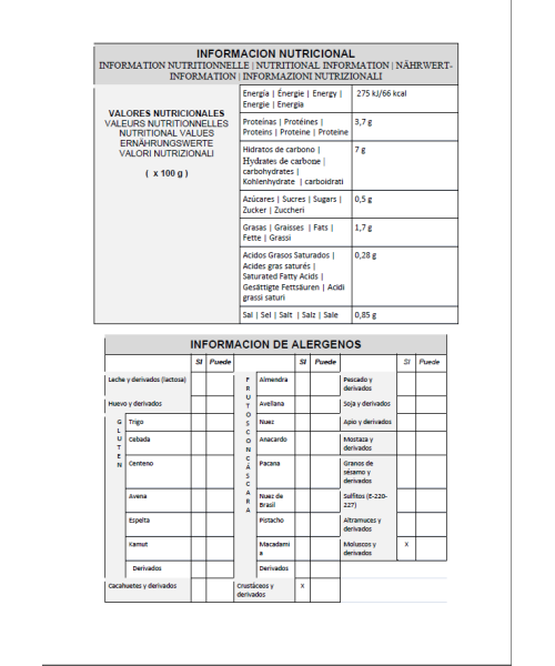 Sabores de Asturias Verdinas con Almejas 420 gr