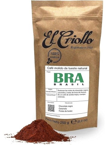 El Criollo Brasilenischer Kaffee gemahlen Paket 250 gr. - Oliva Oliva