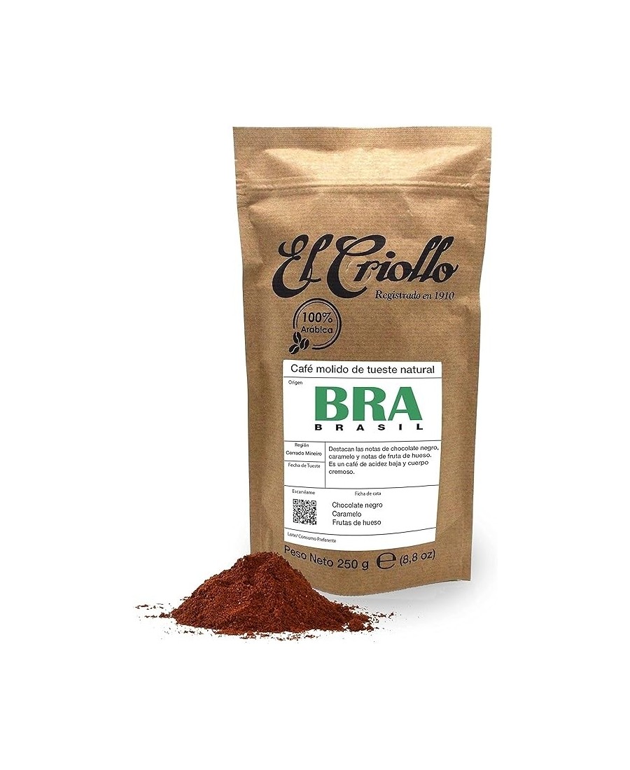 El Criollo Brasilenischer Kaffee gemahlen Paket 250 gr. - Oliva Oliva