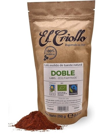 El Criollo Café Doble Label Molido Paquete 250 gr. - Oliva Oliva