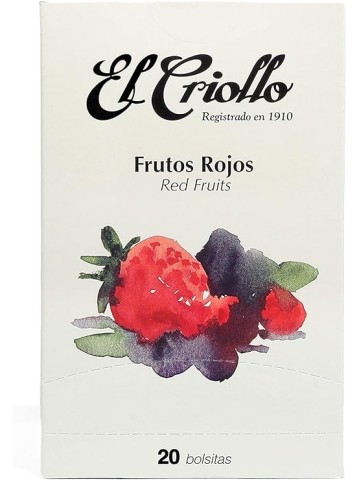 El Criollo Infusión Frutos Rojos Gourmet Caja 20 Uds. - Oliva Oliva