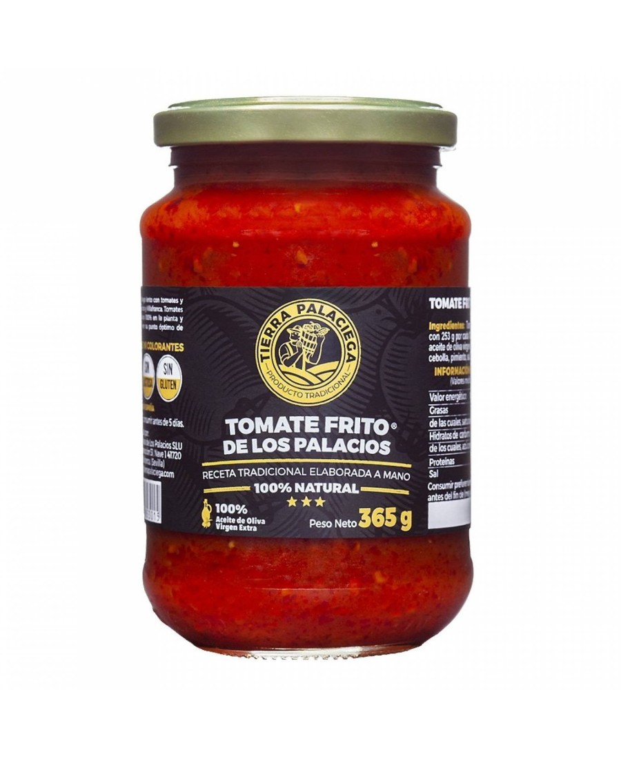 Tierra Palaciega Gebratene Tomate mit nativem Olivenöl extra - Glas 365 gr.