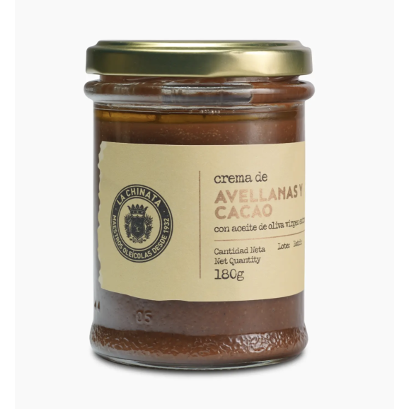 La Chinata Haselnuss- und Kakaocreme mit EVOO 180 gr. - Oliva Oliva