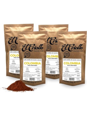 El Criollo Colombian Coffee Ground Packet 250 gr. - Oliva Oliva