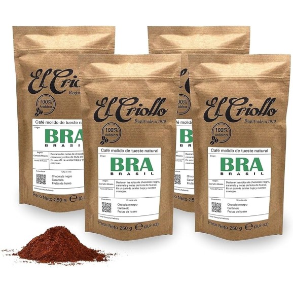 El Criollo Café de Brasil Molido Paquete 250 gr. - Oliva Oliva