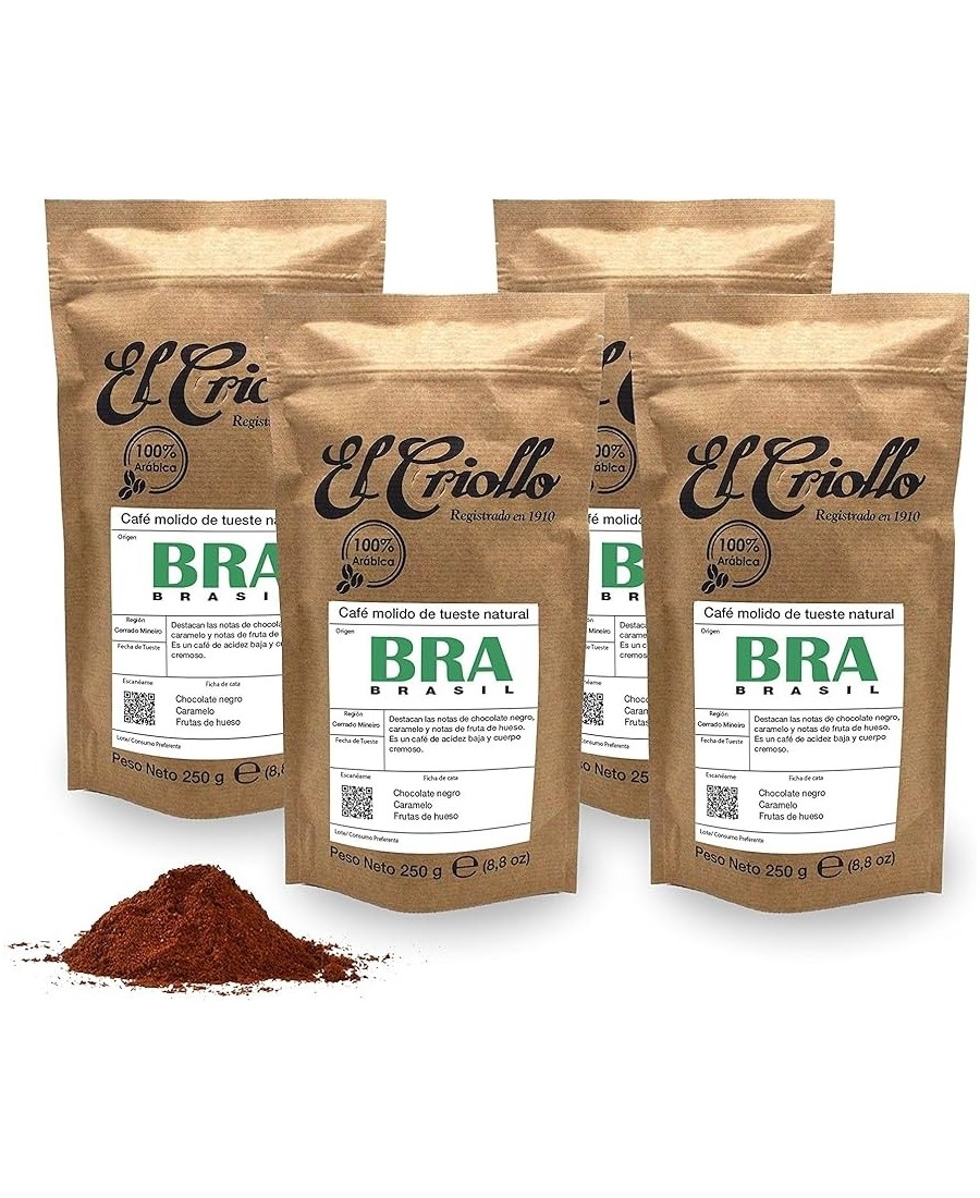 El Criollo Coffee from Brazil Ground Paquet 250 gr. - Oliva Oliva