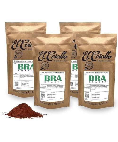 El Criollo Coffee from Brazil Ground Paquet 250 gr. - Oliva Oliva