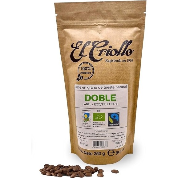 El Criollo Double Label Coffee Beans Paquet 250 gr. - Oliva Oliva