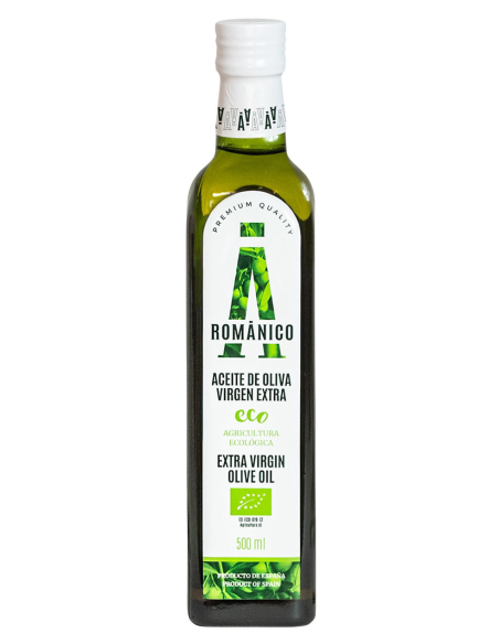 Románico Arbequina BIO Bouteille en verre 500 ml. - Oliva Oliva