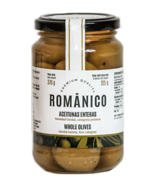 Románico Gordal-Oliven Glasgefäß 205 gr. - Oliva Oliva