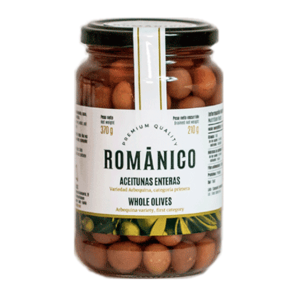 Románico Olive Arbequina Pot en verre 210 gr. - Oliva Oliva