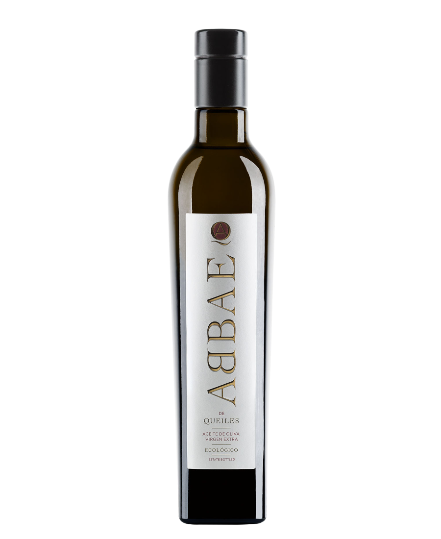 Abbae de Queiles Organic Arbequina Glass bottle 500 ml. - Oliva Oliva
