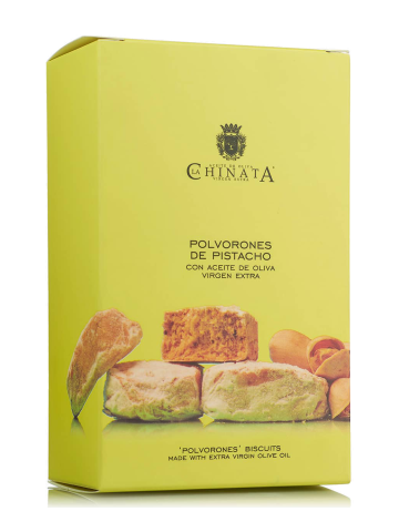 La Chinata Pistachio Polvorones with EVOO Packet 320 gr. - Oliva Oliva