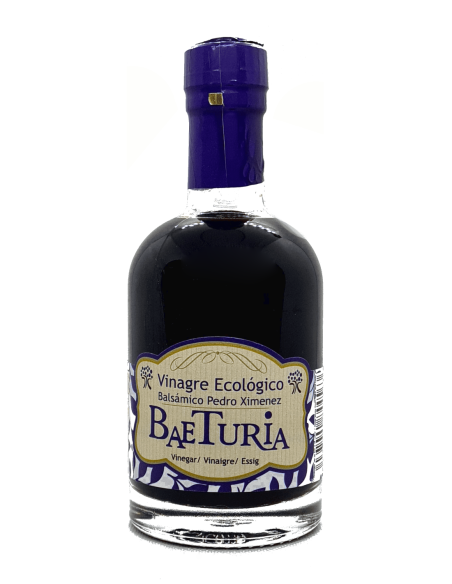 Baeturia Organic Vinegar Pedro Ximenez Balsamic - Glass bottle 250 ml