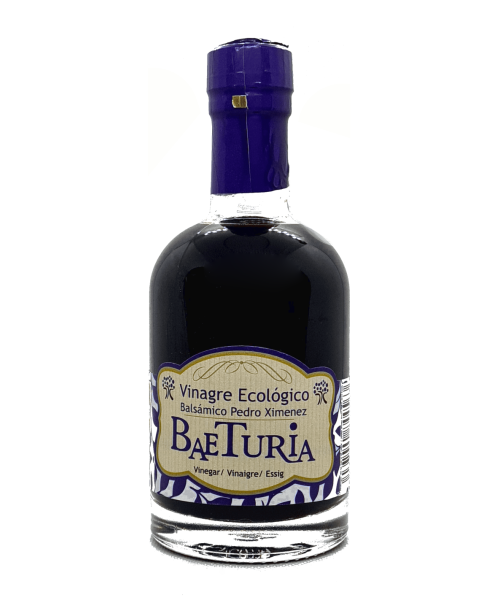 Baeturia Vinagre Ecológico Balsámico al Pedro Ximénez - Botella de vidrio 250 ml