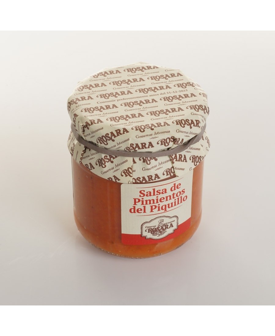 Conservas Artesanas Rosara Salsa de Pimientos del Piquillo 212 ml.