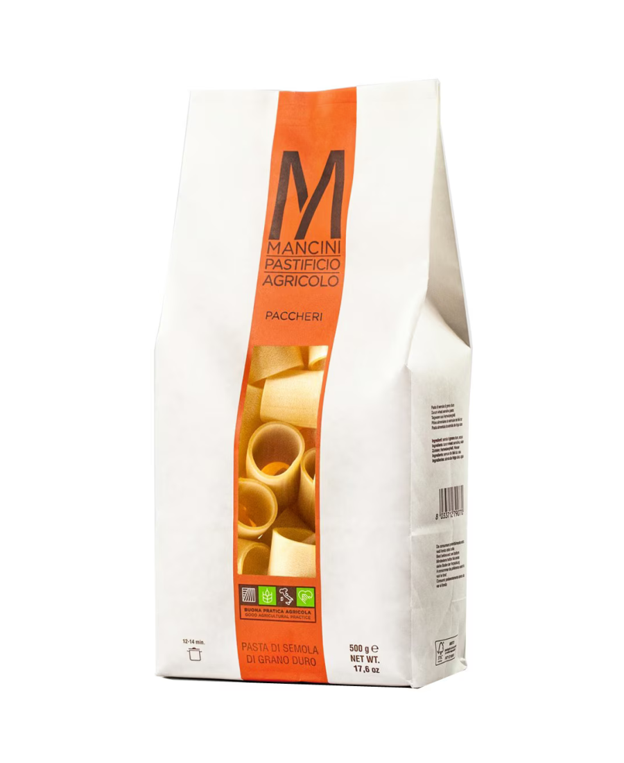 Mancini Paccheri Paquet 500 gr. - Oliva Oliva