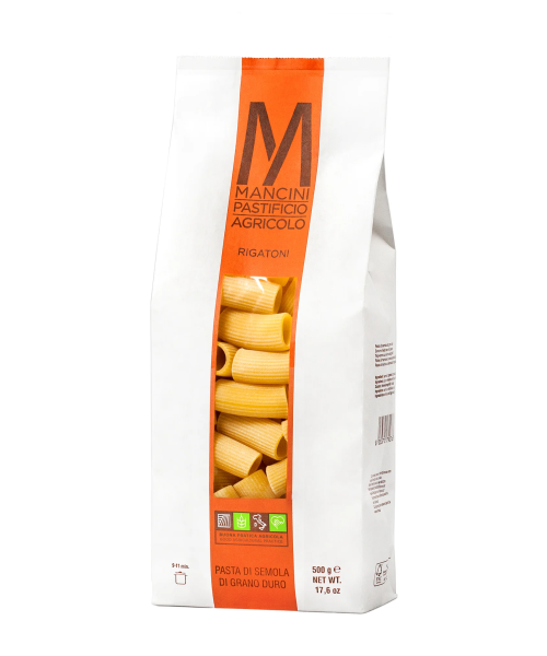 Mancini Rigatoni Päckchen 500 gr. - Oliva Oliva