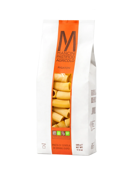 Mancini Rigatoni Paquet 500 gr. - Oliva Oliva