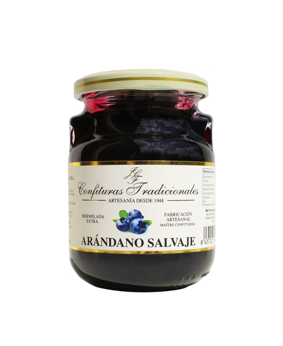 Confituras Tradicionales Wilde Blaubeer-Konfitüre 300 gr. - Oliva Oliva