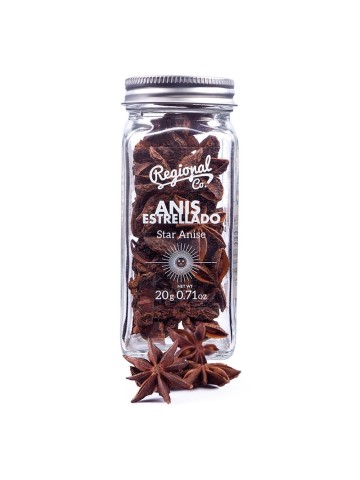 Regional Co. Anis étoilé Pot en verre 20 gr. - Oliva Oliva