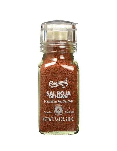 Regional Co. Hawaiian Red Salt Grinder 210 gr. - Oliva Oliva