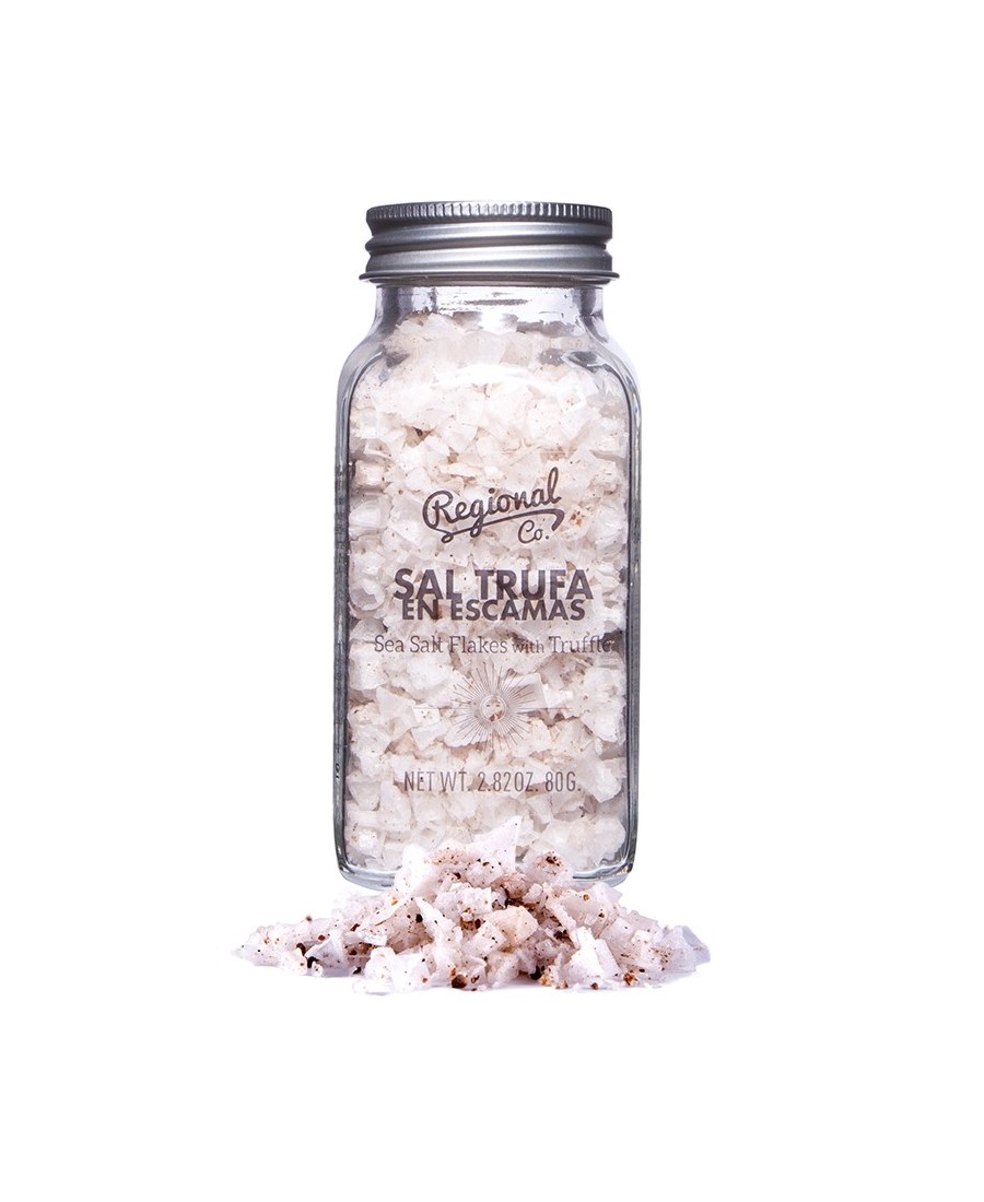 Regional Co. Sel de truffe en flocons Pot 80 gr. - Oliva Oliva