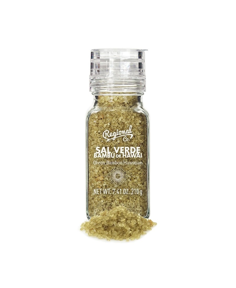 Regional Co. Bamboo Green Salt from Hawai 210 gr. - Oliva Oliva