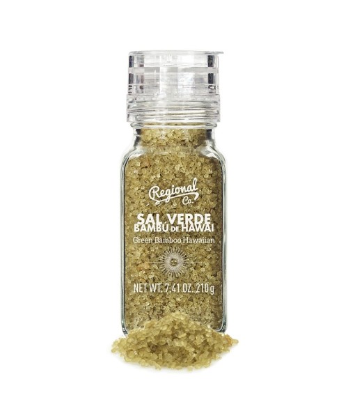 Regional Co. Bamboo Green Salt from Hawai 210 gr. - Oliva Oliva