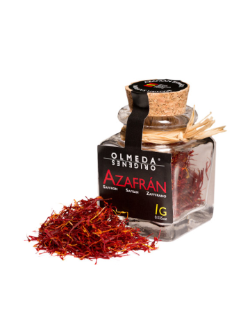 Olmeda Orígenes Safran d'Espagne Pot en verre 1 gr. - Oliva Oliva