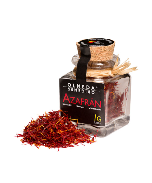 Olmeda Orígenes Spanish Saffron Glass Jar 1 gr. - Oliva Oliva