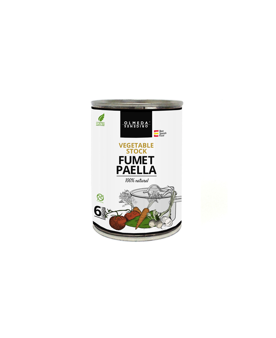 Olmeda Orígenes Fumet Paella Gemüse Blechdose 410 gr. - Oliva Oliva
