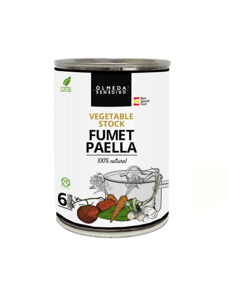 Olmeda Orígenes Fumet de légumes pour paella 410 gr. - Oliva Oliva