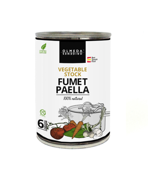 Olmeda Orígenes Fumet Paella Gemüse Blechdose 410 gr. - Oliva Oliva