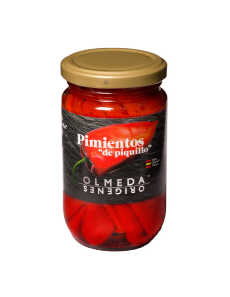 Olmeda Orígenes Piquillo Peppers Glass Jar 290 gr. - Oliva Oliva