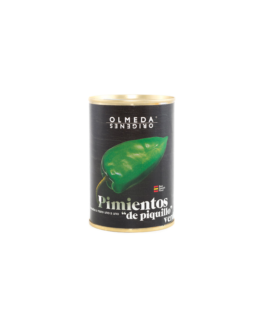 Olmeda Orígenes Poivrons verts piquillo Bidon 390 gr. - Oliva Oliva